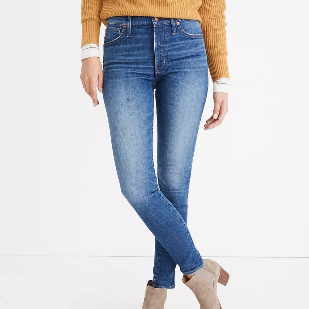 Madewell 9" mid rise skinny jeans